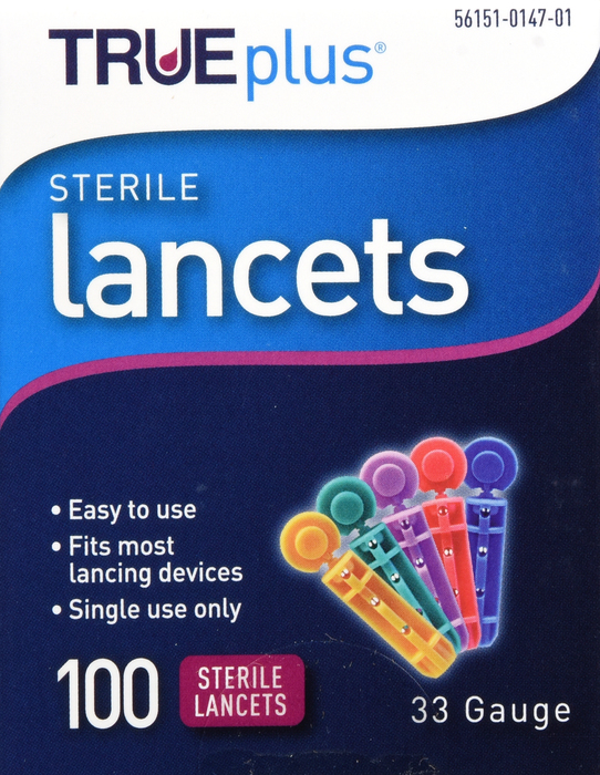 TRUEplus Lancets 33g 100ct