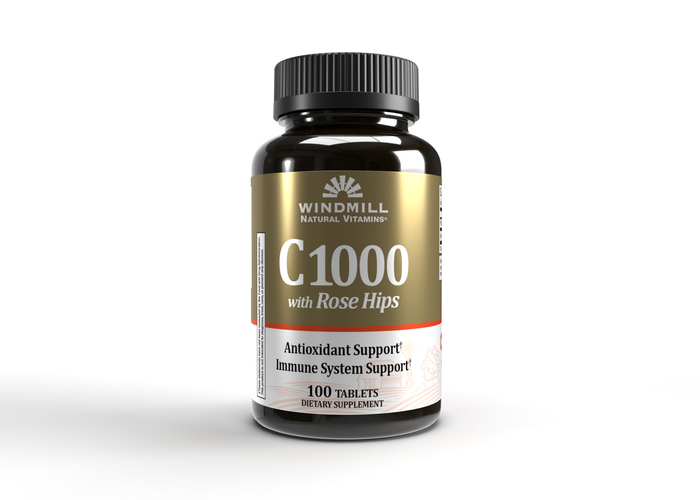 VIT C 1000MG ROSE HIP TAB 100CT WINDML