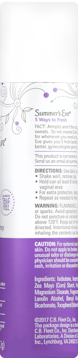 Summer's Eve Ultra Feminine Deodorant Spray 2oz