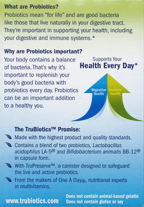 TRUBIOTICS VEG CAP 45CT