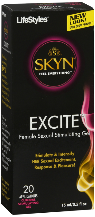 SKYN EXCITE FEMALE STIMULATION GEL 0.5OZ