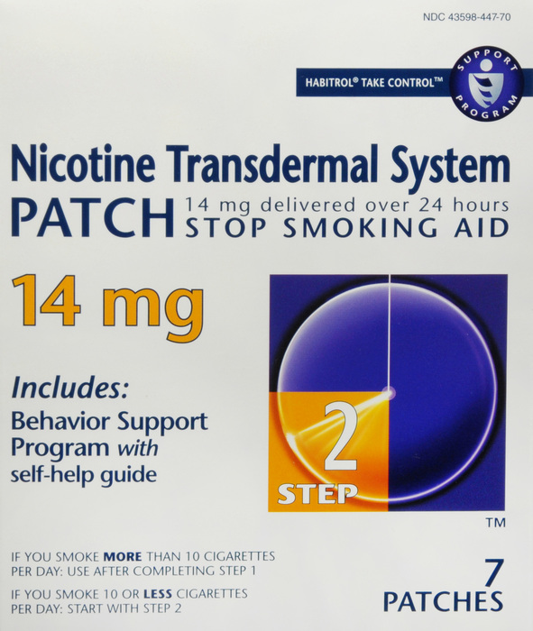 Habitrol Nicotine Transdermal System 14mg Stop Smoking Aid Patch 7ct