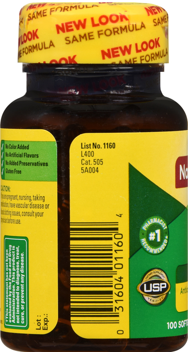 Nature Made VIT E 400IU DL-ALPHA SGC 100ct