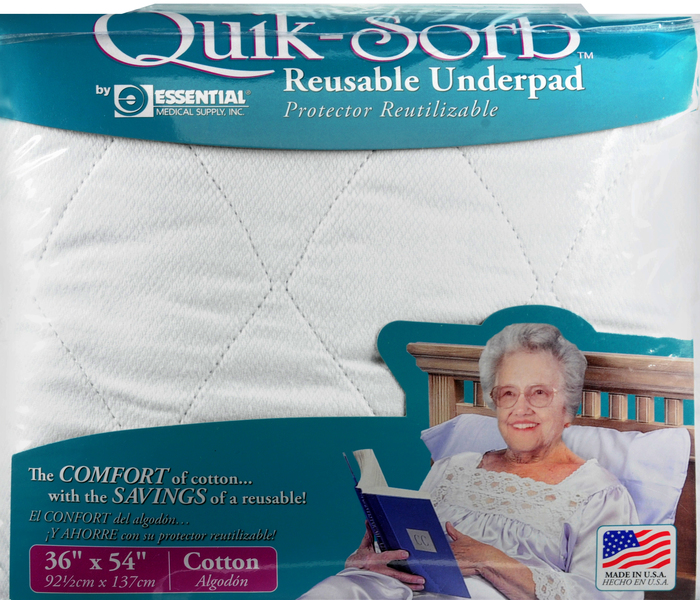 Underpad Quik-Sorb Reusable 36X54" Pad