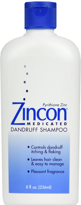 Zincon Medicated Dandruff Shampoo 8oz