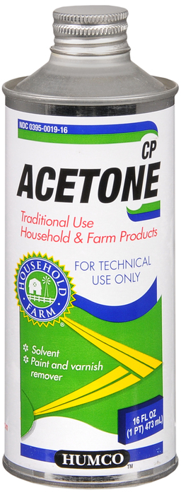 HUMCO ACETONE CP 16OZ