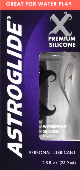 Astroglide X Premium Silicone Personal Liquid Lubricant 2.5oz