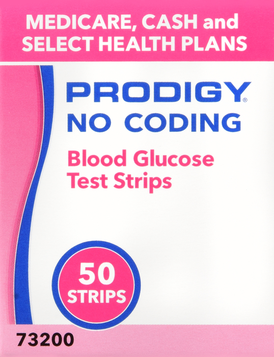 Prodigy No Code Strips Medical 50ct