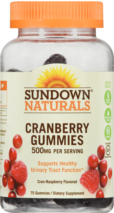 CRANBERRY 500MG GUMMIE 75CT SUNDWN