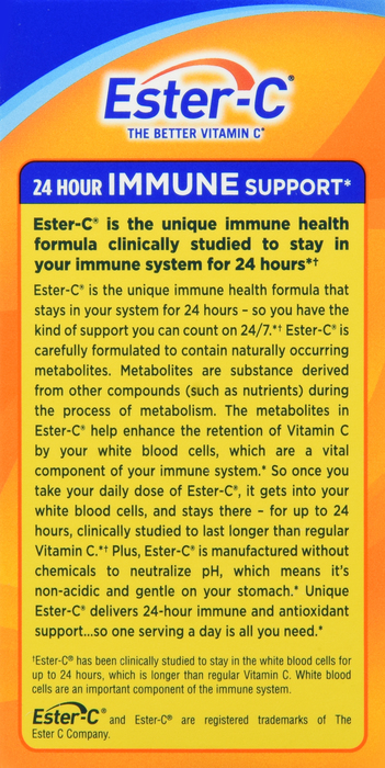 ESTER-C 500MG IMMUN SUPPORT TABLET 90CT