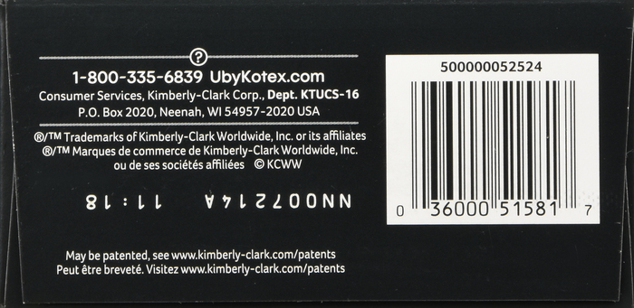 U by Kotex Click Compact Super Absorbency Unscented Tampons 16ct