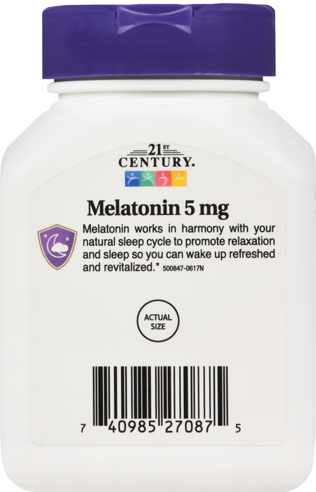 21st Century Melatonin 5mg Tablets 120ct