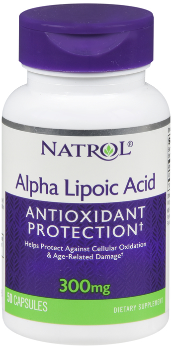 Natrol Alpha Lipoic Acid 300mg Capsules 50ct