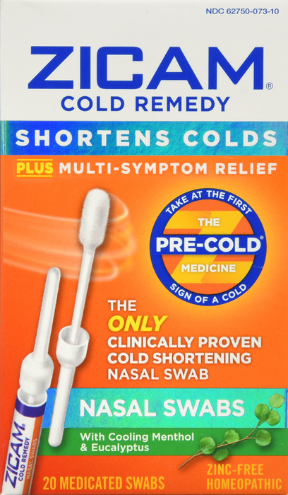 Zicam Cold Remedy Nasal Swabs 20ct