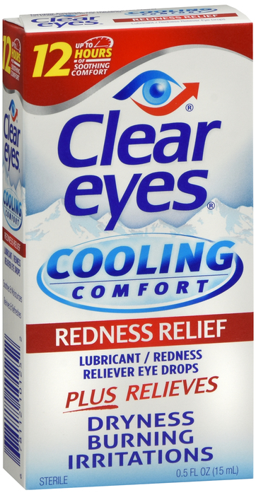 Clear Eyes Cooling Comfort Redness Relief Drops 0.5oz