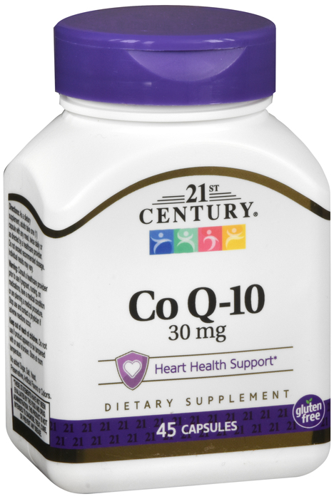 COQ10 30MG CAP 45CT 21ST CENTURY