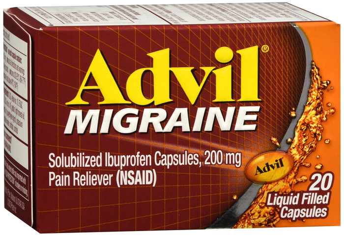 Advil Migraine Ibuprofen 200mg Liqui-Gels 20ct