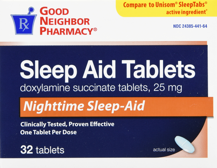 Good Neighbor Pharmacy Sleep Aid 25mg Tablets 32ct