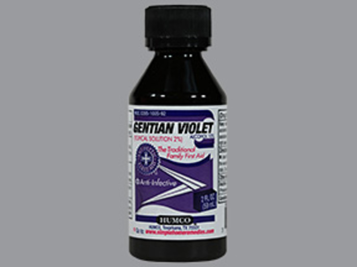 GENTIAN VIOLET 2% LIQUID 2OZ HUMCO