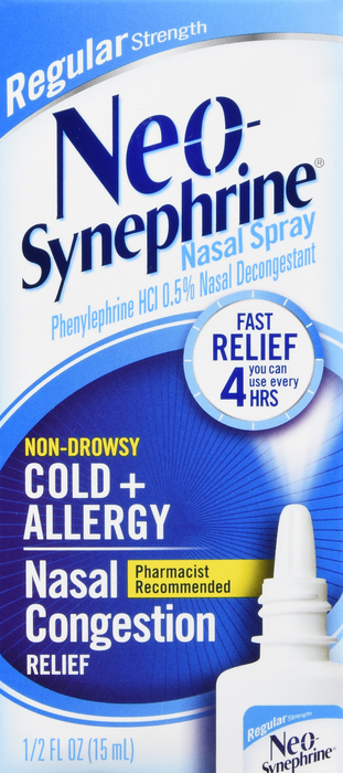 Neo-Synephrine Cold & Sinus Regular Strength 0.5oz