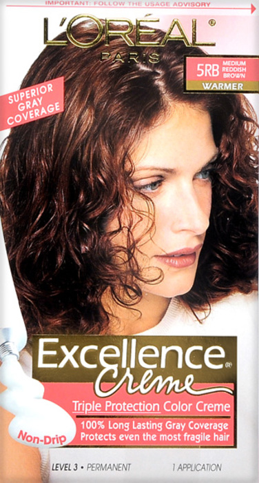 L'Oreal Paris Excellence Creme Medium Red Brown Permanent Hair Color 1ct