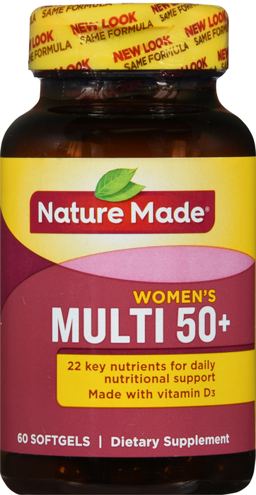 Nature Made Multi For Her 50+ Softgels 60ct