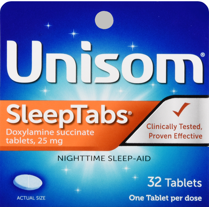 Unisom SleepTabs Doxylamine Succinate Tablets 32ct