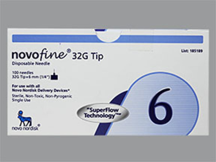 NOVOFINE PEN NEEDLE 32G 100CT