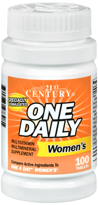 21st Century One Daily Women's Tablets 100ct