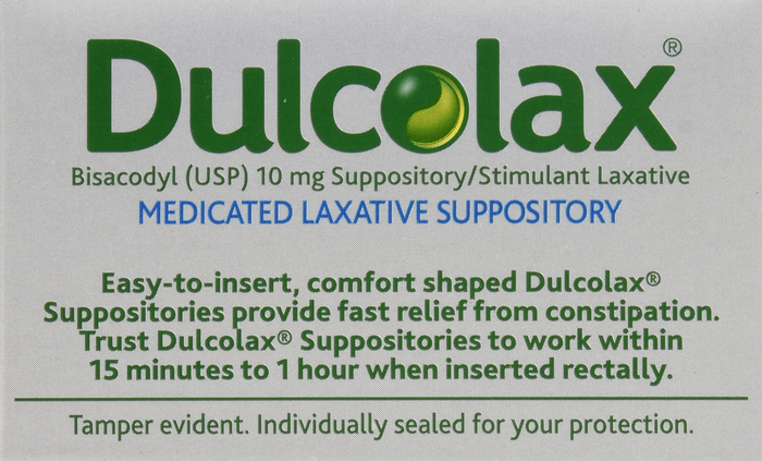 DULCOLAX 10MG SUPPOSITORY 28CT