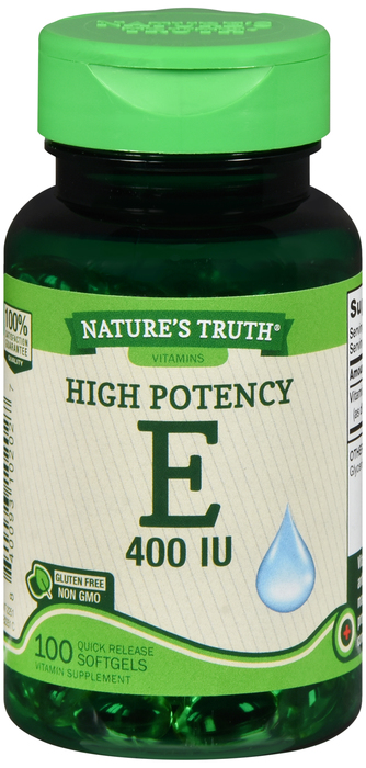 VIT E 400IU SGC 100CT NAT TRUTH