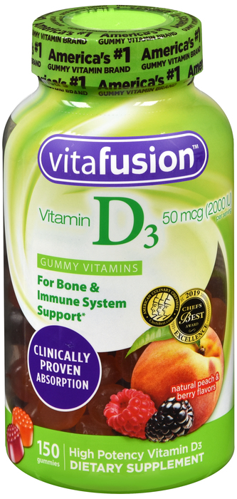 Vitafusion Vitamin D3 Gummy Vitamins 150ct