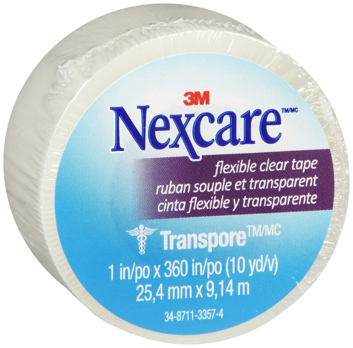 Nexcare Tape Transpore Clear 12"x10yds