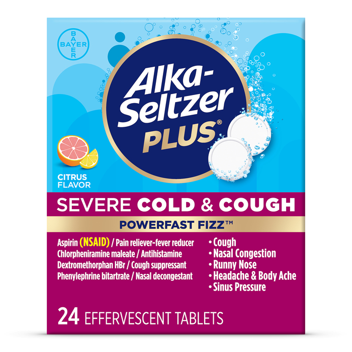 Alka-Seltzer Plus Cold/Cough Tablets 24