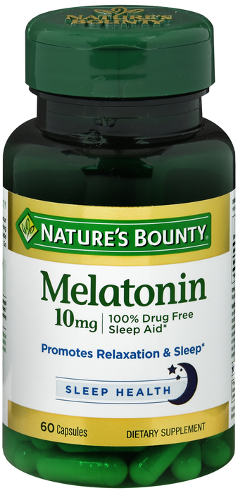 Nature's Bounty Melatonin 10mg Capsules 60ct