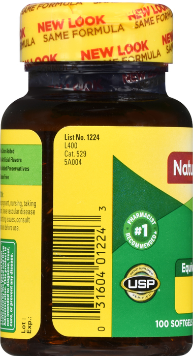 Nature Made VIT E 400IU D-ALPHA SGC 100ct