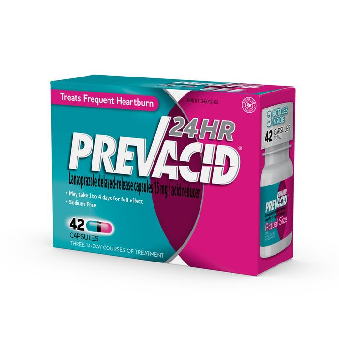 PREVACID 24HR 15 MG DR CAP 42CT