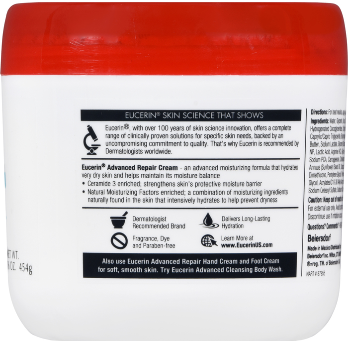 Eucerin Advanced Repair Cream 16oz