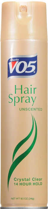 Alberto VO5 Aerosol Unscented Crystal Clear Hair Spray 8.5oz