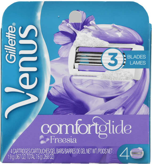 Gillette Venus ComfortGlide Freesia Women's Razor Blades 4ct