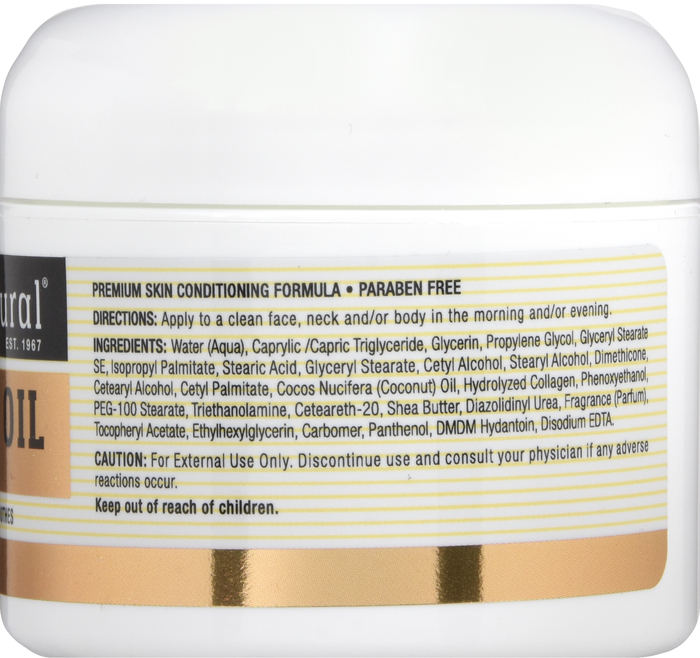 COCONUT OIL BEAUTY CREAM 2OZ MASON