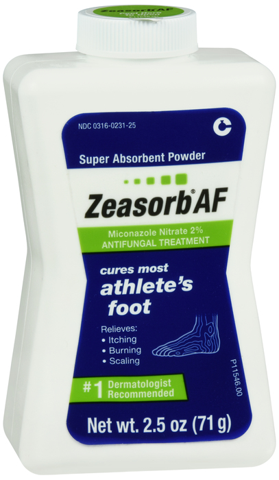 ZeasorbAF Athlete's Foot Powder 2.5oz