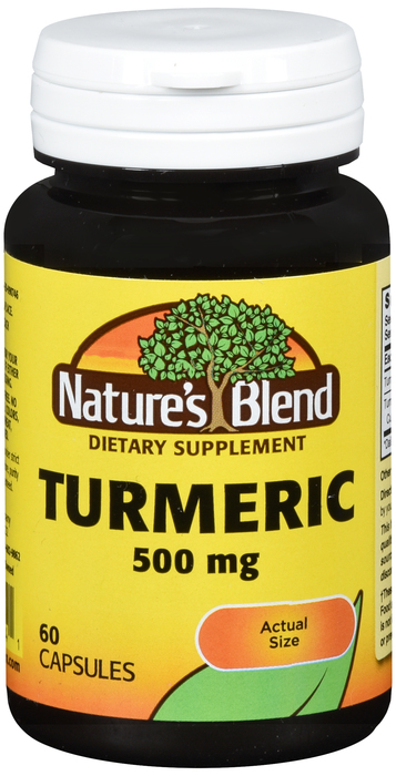 Nature's Blend Turmeric 500mg Capsules 60ct