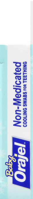 BABY ORAJEL NON-MED COOLING SWABS 12CT