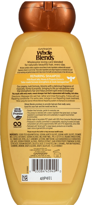 Garnier Whole Blends Honey Treasures Shampoo 5oz