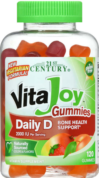 21st Century VitaJoy Gummies Daily D 2000 IU Gummies 120ct