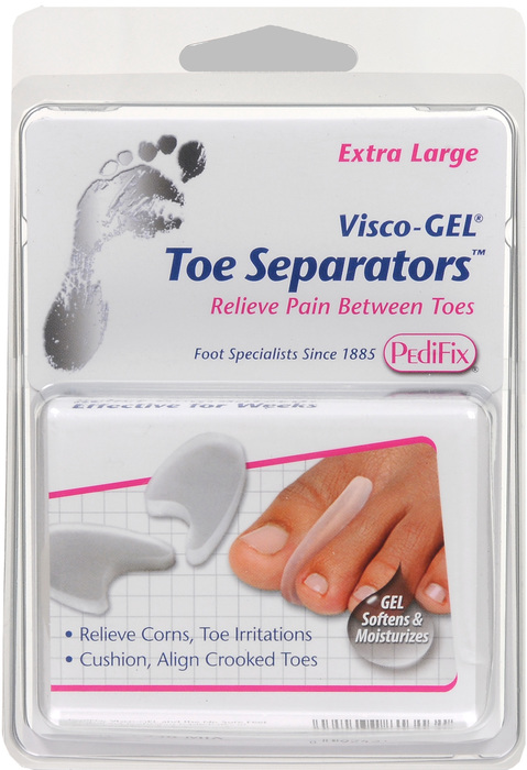 PEDIFIX TOE SEPARATORS VISCO GEL XL DS