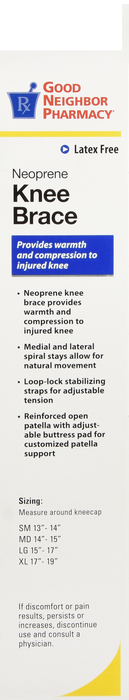 Good Neighbor Pharmacy Neoprene Knee Brace Black Small 1ct