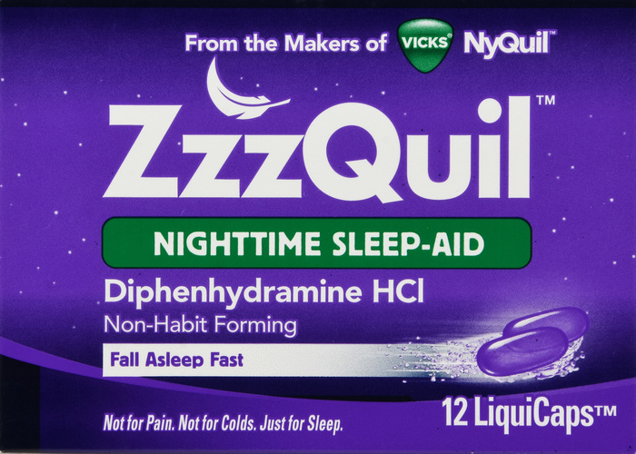 ZZZQuil Nighttime Sleep-Aid LiquiCaps 12ct