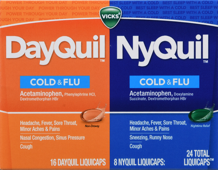 DayQuil/NyQuil Cold Flu Liquicaps 24ct